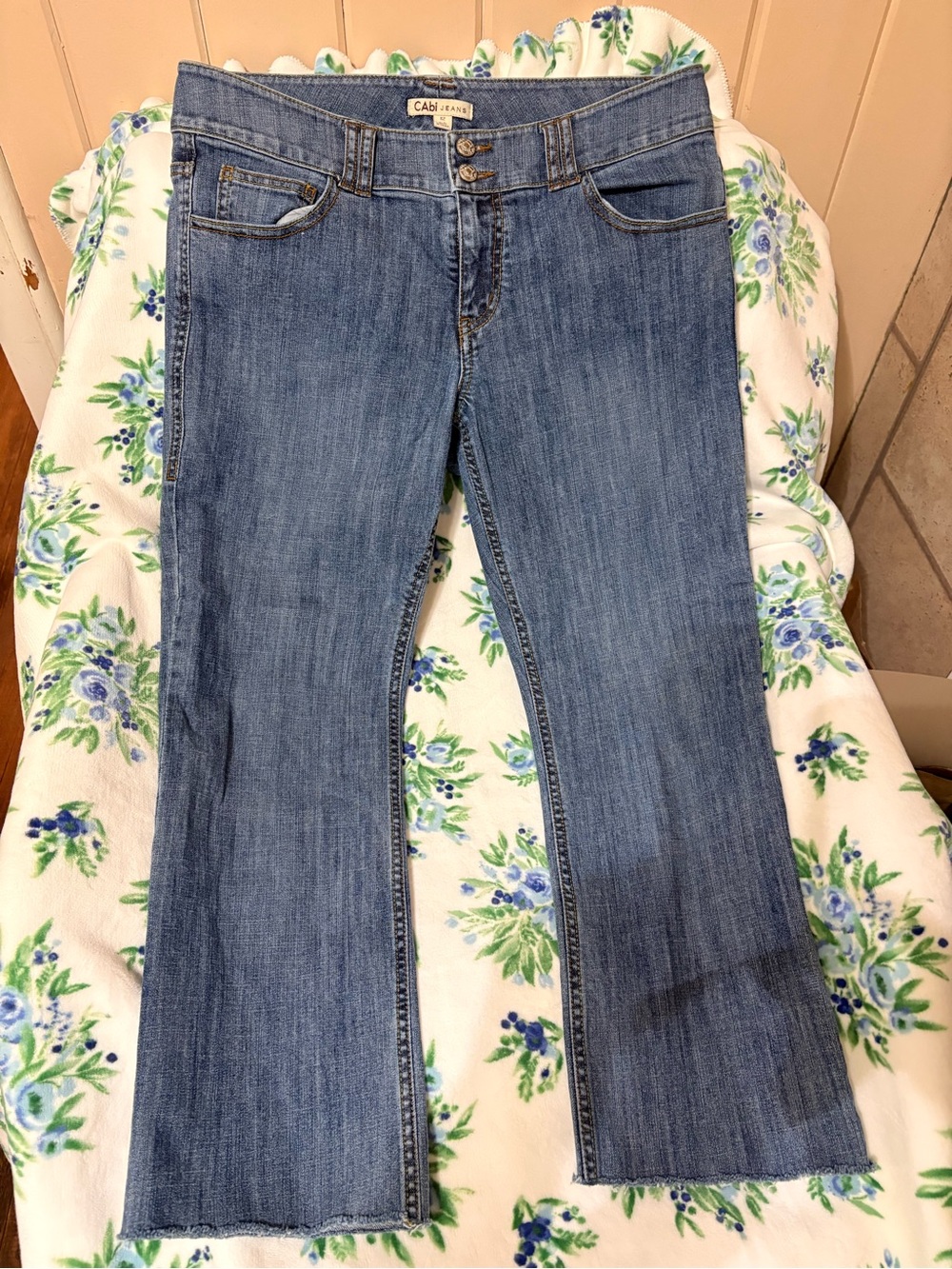 CAbi Light Blue Flared Jeans